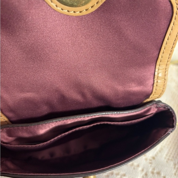 Coach Park Plum Leather Halfmoon Mini Crossbody Bag - Picture 5 of 6